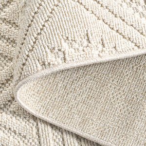 Safavieh Global Area Rug - Timeless Elegance With Geometric Designs For Indoor & Outdoor Spaces, Durable Craft Light Beige ,Ivory Polypropylene Glb230b-4