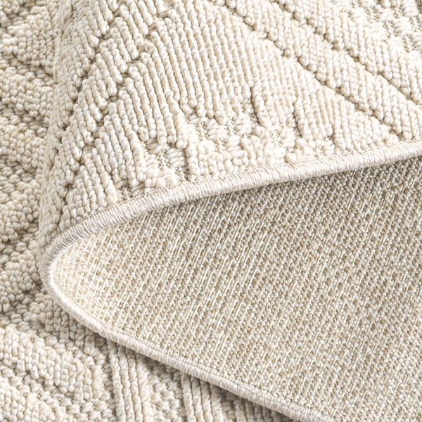 Safavieh Global Area Rug - Timeless Elegance With Geometric Designs For Indoor & Outdoor Spaces, Durable Craft Light Beige ,Ivory Polypropylene Glb230b-4