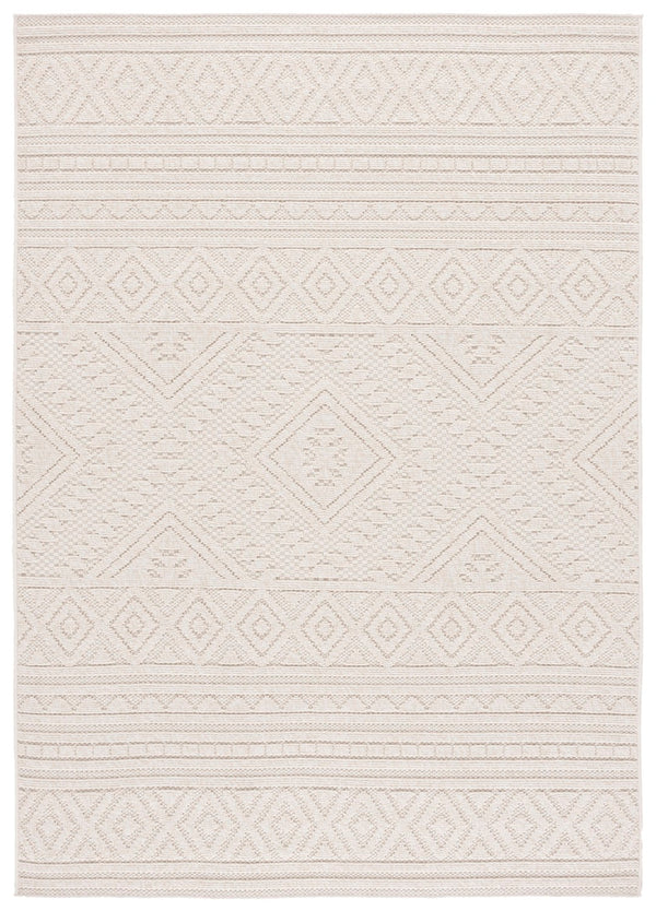 Safavieh Global Area Rug - Timeless Elegance With Geometric Designs For Indoor & Outdoor Spaces, Durable Craft Light Beige ,Ivory Polypropylene Glb230b-4