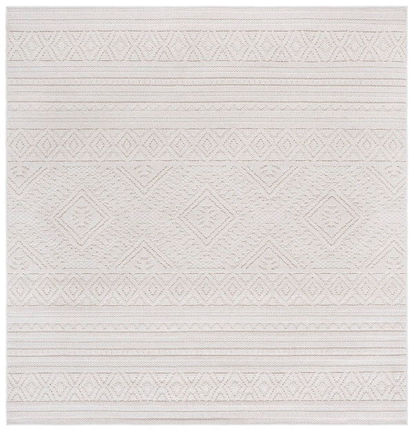 Safavieh Global Area Rug - Timeless Elegance With Geometric Designs For Indoor & Outdoor Spaces, Durable Craft Light Beige ,Ivory Polypropylene Glb230b-4