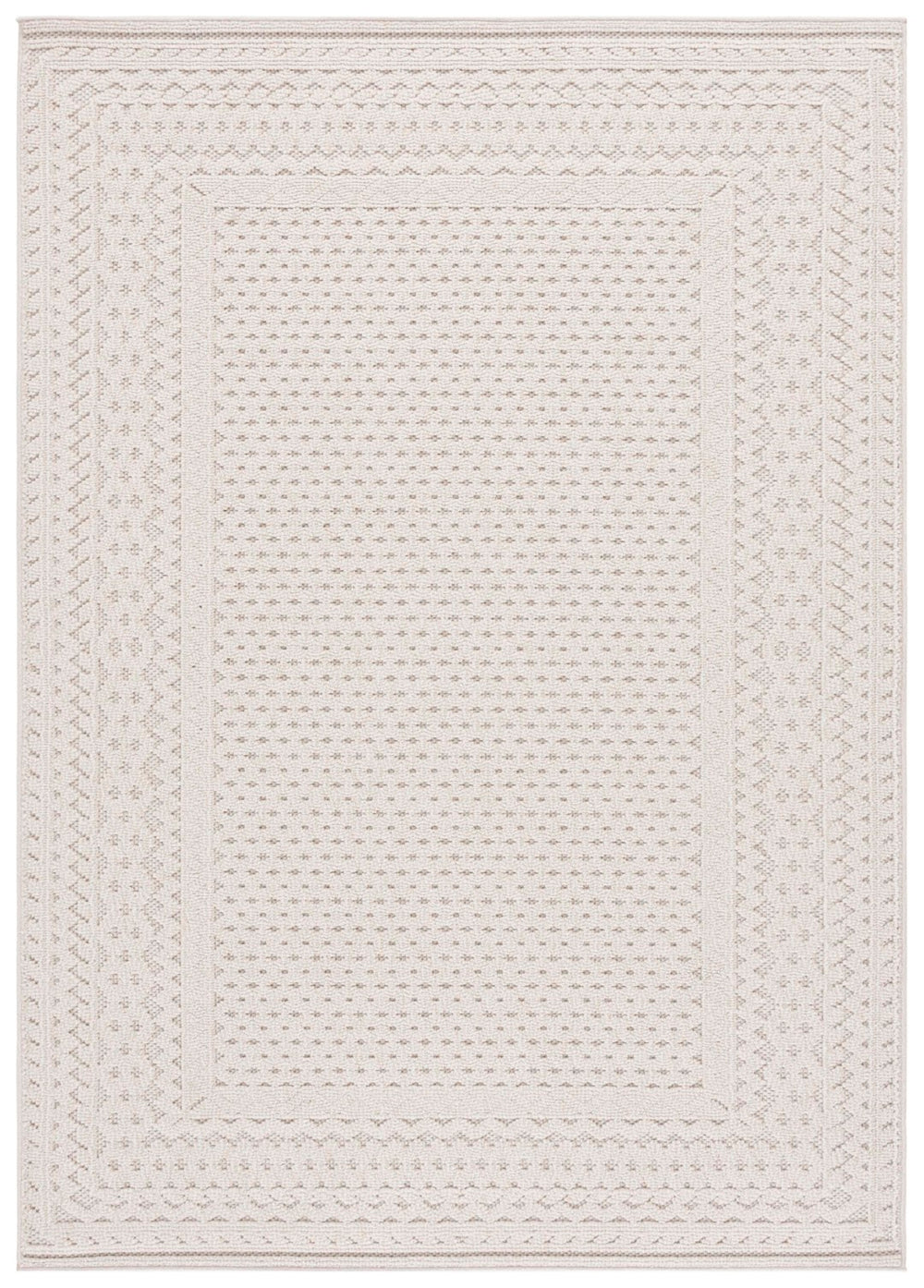 Safavieh Global 236b Light Beige / Ivory Light Beige ,Ivory Polypropylene Glb236b-9