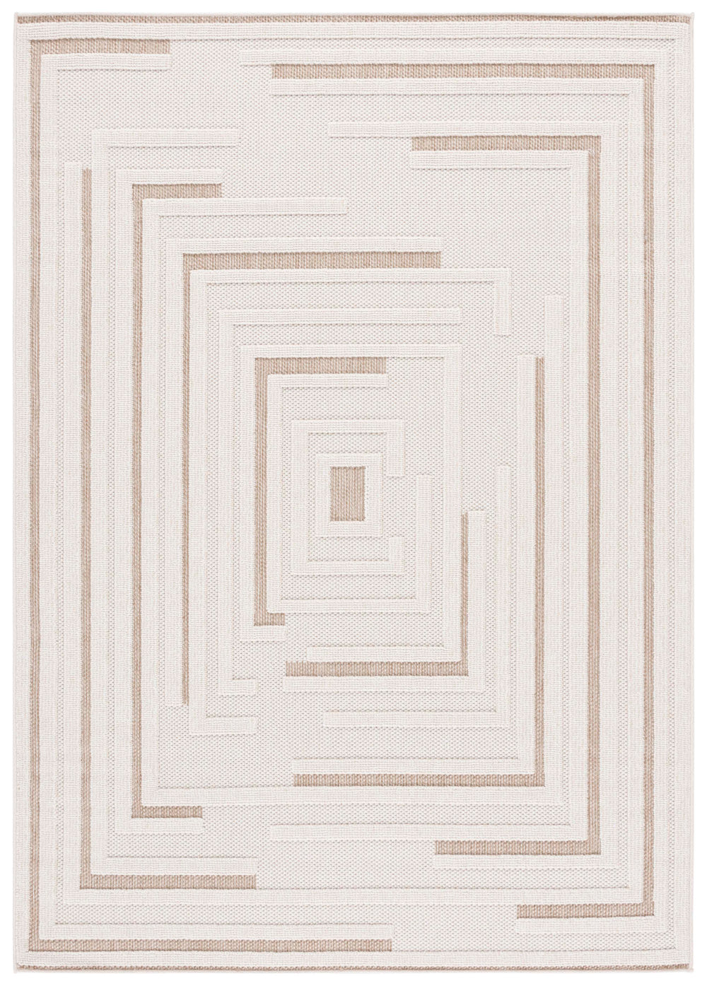 Safavieh Global 238b Light Beige / Beige Light Beige ,Beige Polypropylene Glb238b-4