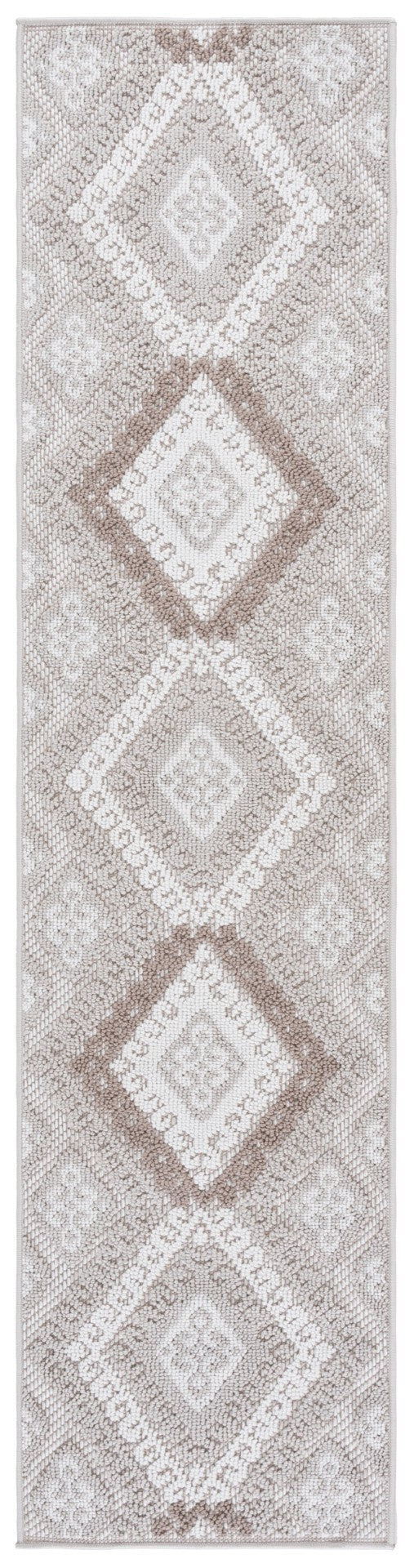 Safavieh Global Elegant Area Rug - Durable Power-loomed Design With Plush Comfort For Indoor & Outdoor Spaces Grey ,Ivory Taupe Polypropylene Pile Glb610f-4