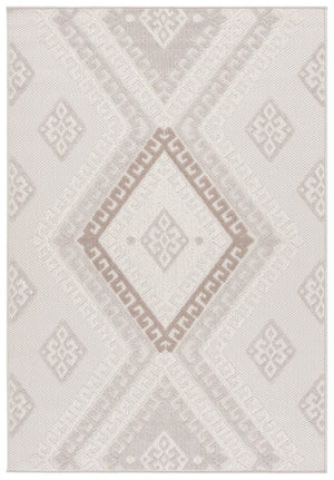 Safavieh Global Elegant Area Rug - Durable Power-loomed Design With Plush Comfort For Indoor & Outdoor Spaces Grey ,Ivory Taupe Polypropylene Pile Glb610f-4