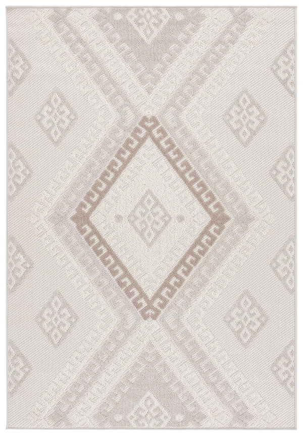 Safavieh Global Elegant Area Rug - Durable Power-loomed Design With Plush Comfort For Indoor & Outdoor Spaces Grey ,Ivory Taupe Polypropylene Pile Glb610f-4