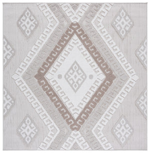 Safavieh Global Elegant Area Rug - Durable Power-loomed Design With Plush Comfort For Indoor & Outdoor Spaces Grey ,Ivory Taupe Polypropylene Pile Glb610f-4