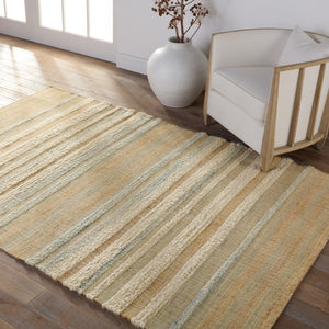 Jaipur Living Galilea Eirene Coastal Contemporary Handmade Indoor Rug Beige 2'6"x9'