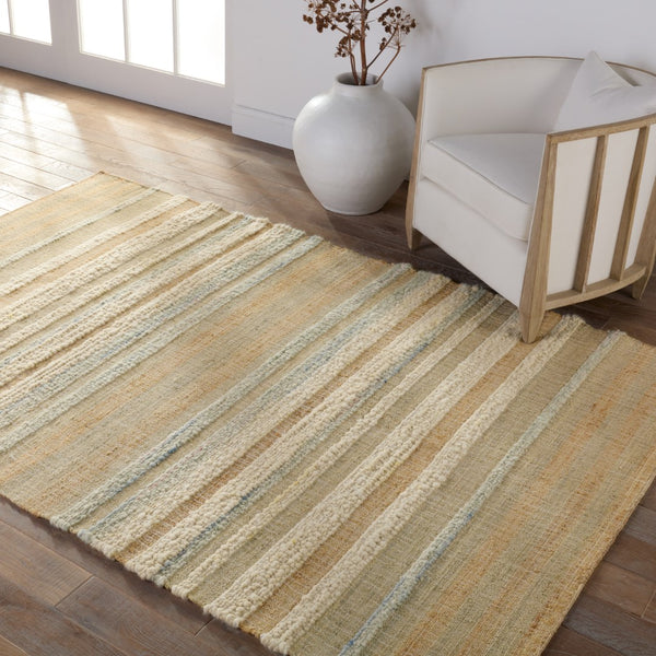 Jaipur Living Galilea Eirene Coastal Contemporary Handmade Indoor Rug Beige 2'6"x9'