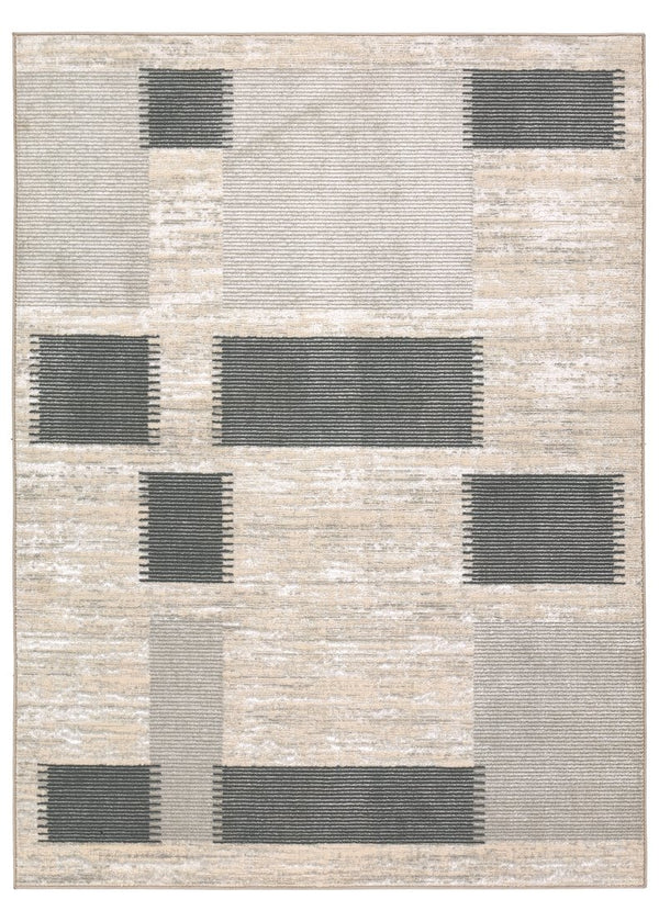 Jaipur Living Gallium Bismuth Glm01 Powerloomed Machinemade 100% Polyester Geometric Abstract Indoor Rug Tan 100% Polyester Rug162256