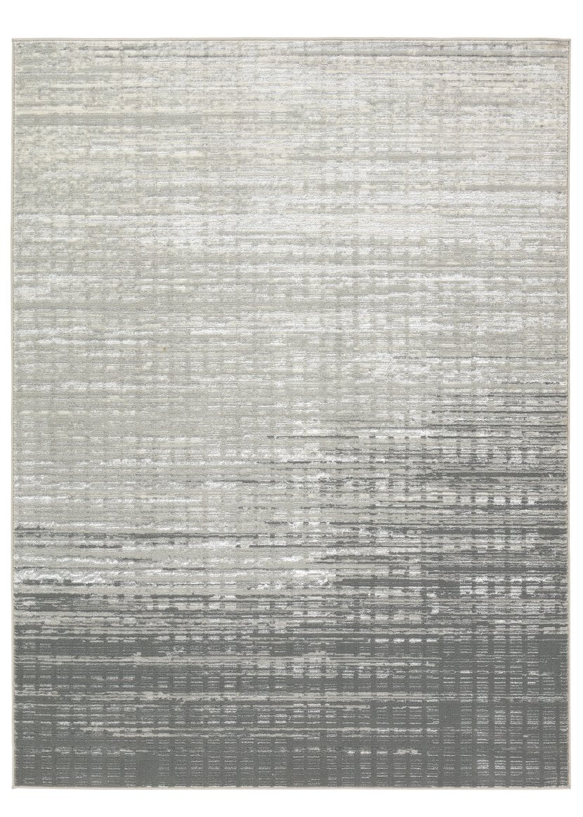 Jaipur Living Gallium Tungsten Glm02 Powerloomed Machinemade 100% Polyester Abstract Abstract Indoor Rug Gray 100% Polyester Rug162265