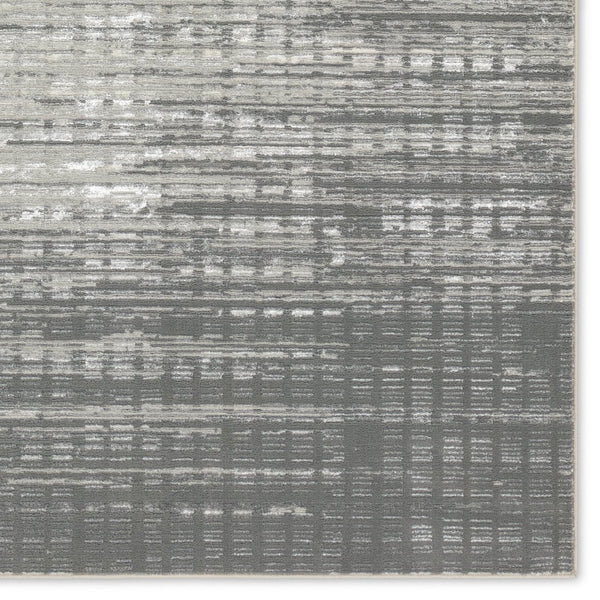 Jaipur Living Gallium Tungsten Glm02 Powerloomed Machinemade 100% Polyester Abstract Abstract Indoor Rug Gray 100% Polyester Rug162265