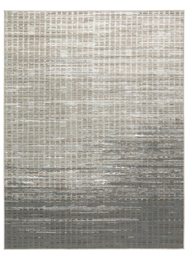 Jaipur Living Gallium Tungsten Glm03 Powerloomed Machinemade 100% Polyester Abstract Abstract Indoor Rug Taupe 100% Polyester Rug162272