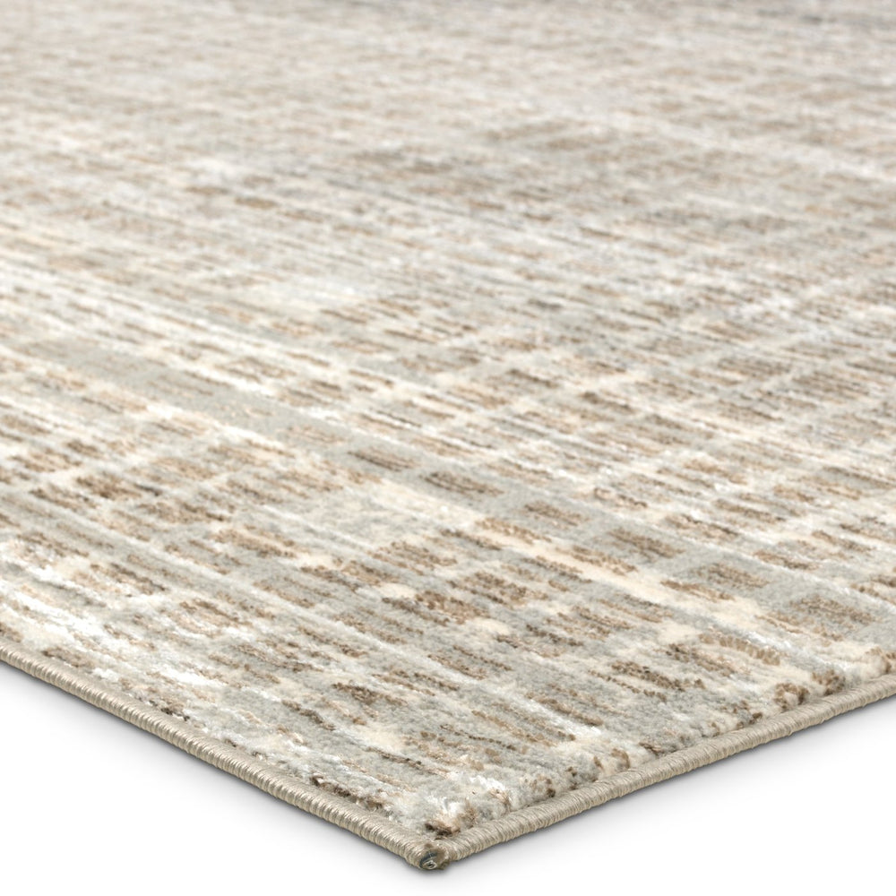 Jaipur Living Gallium Tungsten Glm03 Powerloomed Machinemade 100% Polyester Abstract Abstract Indoor Rug Taupe 100% Polyester Rug162272