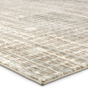 Jaipur Living Gallium Tungsten Glm03 Powerloomed Machinemade 100% Polyester Abstract Abstract Indoor Rug Taupe 100% Polyester Rug162272