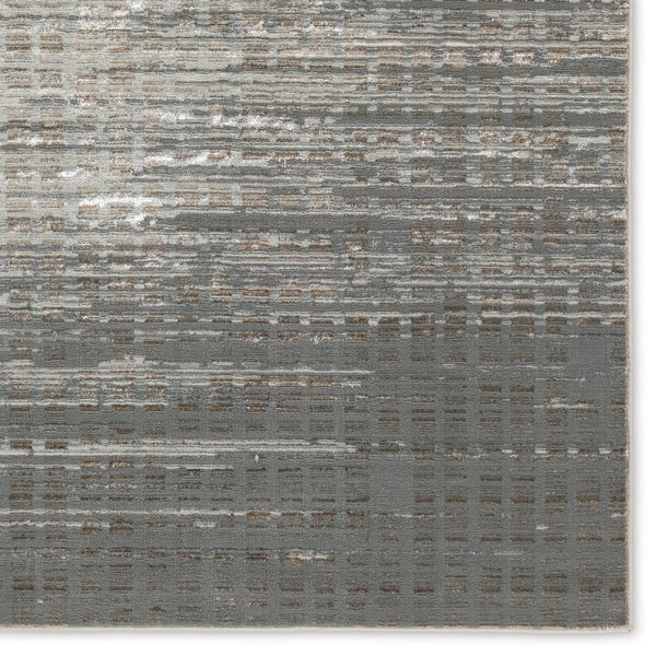 Jaipur Living Gallium Tungsten Glm03 Powerloomed Machinemade 100% Polyester Abstract Abstract Indoor Rug Taupe 100% Polyester Rug162272