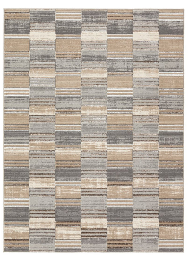 Jaipur Living Gallium Rhenium Glm04 Powerloomed Machinemade 100% Polyester Geometric Abstract Indoor Rug Gray 100% Polyester Rug162278