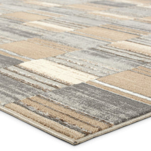 Jaipur Living Gallium Rhenium Glm04 Powerloomed Machinemade 100% Polyester Geometric Abstract Indoor Rug Gray 100% Polyester Rug162278