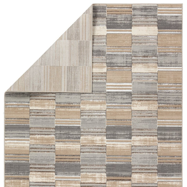 Jaipur Living Gallium Rhenium Glm04 Powerloomed Machinemade 100% Polyester Geometric Abstract Indoor Rug Gray 100% Polyester Rug162278