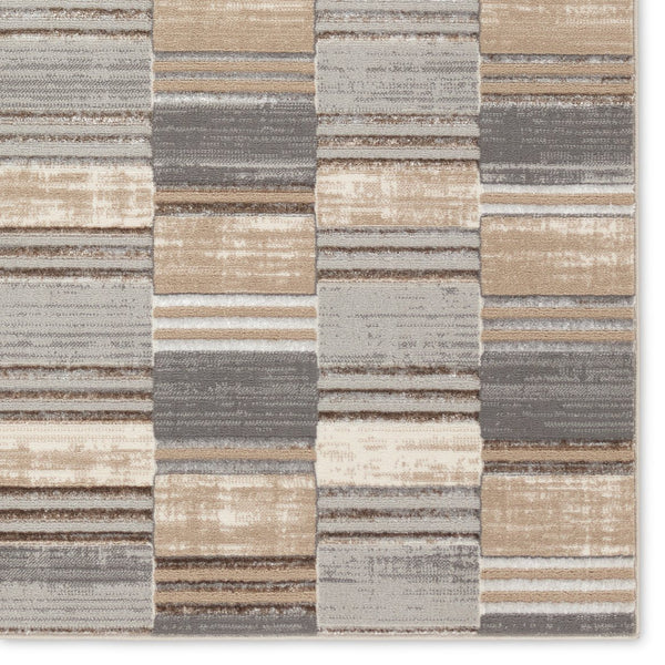 Jaipur Living Gallium Rhenium Glm04 Powerloomed Machinemade 100% Polyester Geometric Abstract Indoor Rug Gray 100% Polyester Rug162278
