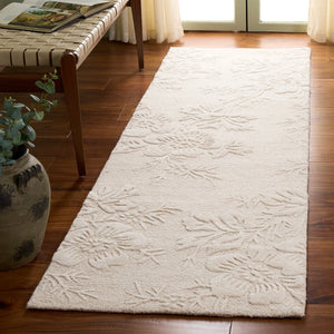 Safavieh Glamour Ivory Floral Area Rug - Hand-tufted Elegance For Timeless Home Decor And Comfort Ivory 65% Wool,20% Cotton,15% Viscose Glm151a-4