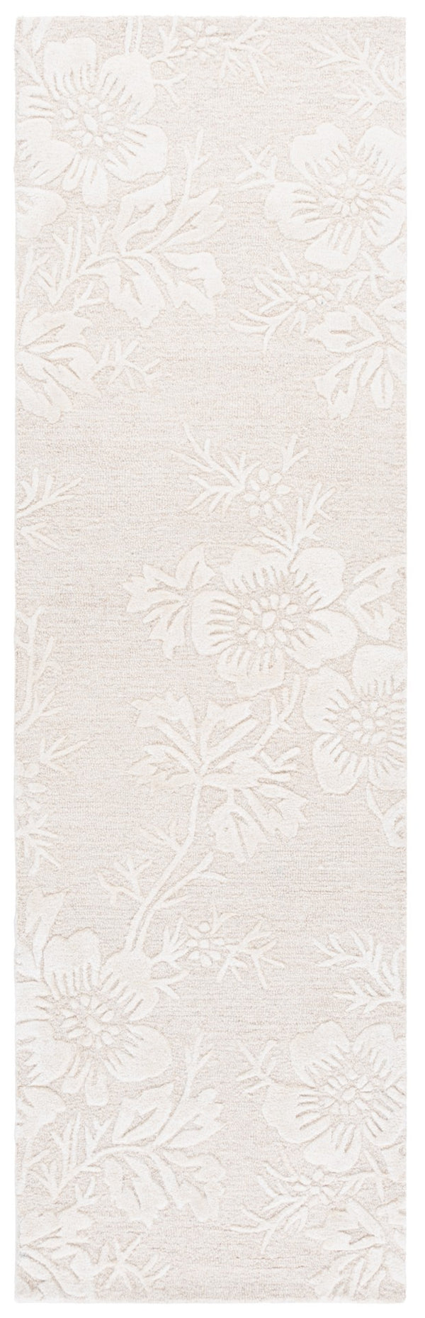 Safavieh Glamour Ivory Floral Area Rug - Hand-tufted Elegance For Timeless Home Decor And Comfort Ivory 65% Wool,20% Cotton,15% Viscose Glm151a-4