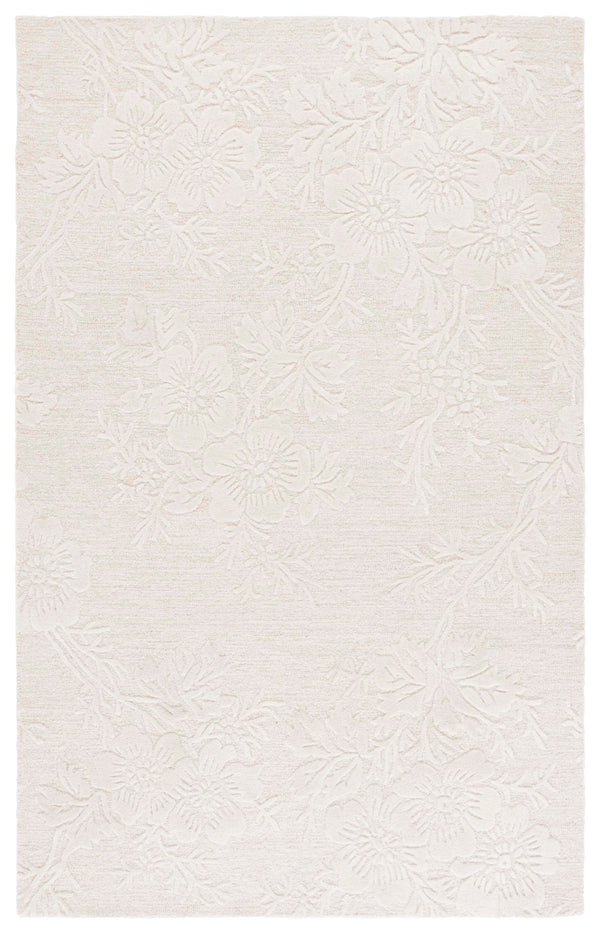 Safavieh Glamour Hand-tufted Runner Rug - Luxurious Floral Design, Cozy Texture, Perfect For Hallways & More Ivory 65% Wool,20% Cotton,15% Viscose Glm151a-5