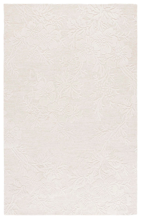 Safavieh Glamour Ivory Floral Area Rug - Hand-tufted Elegance For Timeless Home Decor And Comfort Ivory 65% Wool,20% Cotton,15% Viscose Glm151a-4