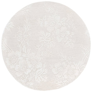 Safavieh Glamour Hand-tufted Runner Rug - Luxurious Floral Design, Cozy Texture, Perfect For Hallways & More Ivory 65% Wool,20% Cotton,15% Viscose Glm151a-6r