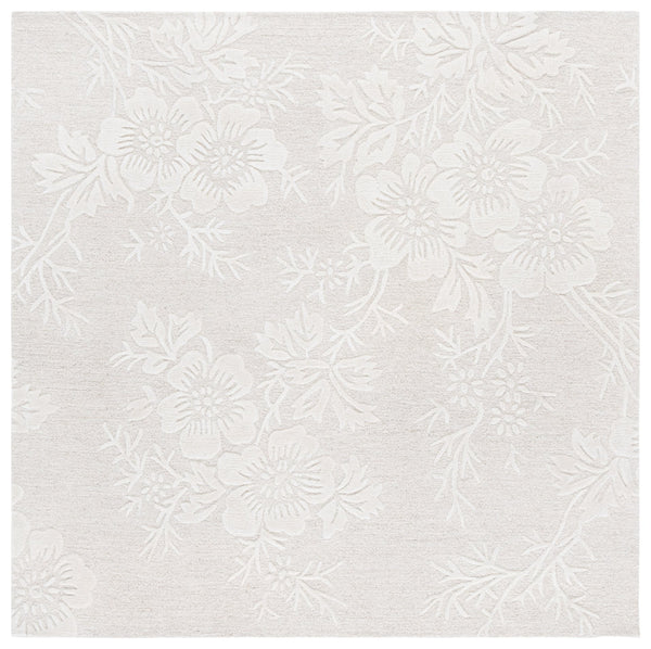 Safavieh Glamour Hand-tufted Runner Rug - Luxurious Floral Design, Cozy Texture, Perfect For Hallways & More Ivory 65% Wool,20% Cotton,15% Viscose Glm151a-6sq