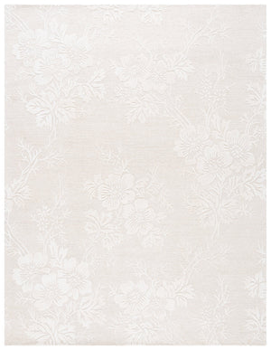 Safavieh Glamour Hand-tufted Runner Rug - Luxurious Floral Design, Cozy Texture, Perfect For Hallways & More Ivory 65% Wool,20% Cotton,15% Viscose Glm151a-8