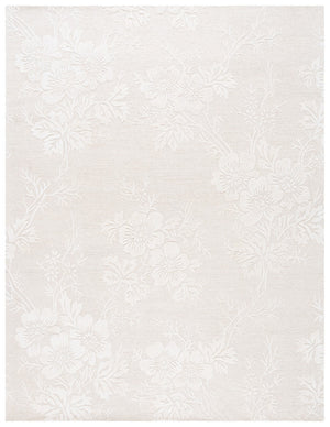 Safavieh Glamour Ivory Floral Area Rug - Hand-tufted Elegance For Timeless Home Decor And Comfort Ivory 65% Wool,20% Cotton,15% Viscose Glm151a-4