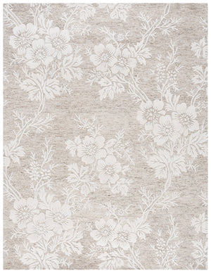 Safavieh Glamour Hand-tufted Runner Rug - Luxurious Floral Design, Cozy Texture, Perfect For Hallways & More Brown ,Ivory 65% Wool,20% Cotton,15% Viscose Glm151t-8