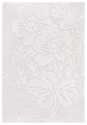 Safavieh Glamour Flower Essence Round Rug — Hand-Tufted Light Pink Floral Design, Plush Wool Blend Elegance 6'-0" x 6'-0" GLM151U-6R