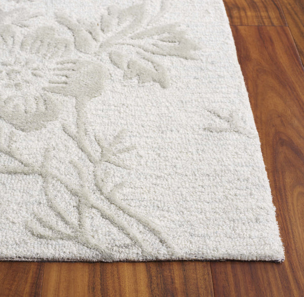 Safavieh Glamour Hand-tufted Runner Rug - Luxurious Floral Design, Cozy Texture, Perfect For Hallways & More Light Green 65% Wool,20% Cotton,15% Viscose Glm151x-5
