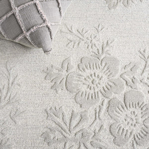 Safavieh Glamour Hand-tufted Runner Rug - Luxurious Floral Design, Cozy Texture, Perfect For Hallways & More Light Green 65% Wool,20% Cotton,15% Viscose Glm151x-5