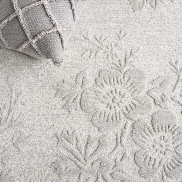 Safavieh Glamour Hand-tufted Runner Rug - Luxurious Floral Design, Cozy Texture, Perfect For Hallways & More Light Green 65% Wool,20% Cotton,15% Viscose Glm151x-5