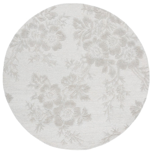 Safavieh Glamour Ivory Floral Area Rug - Hand-tufted Elegance For Timeless Home Decor And Comfort Light Green 65% Wool,20% Cotton,15% Viscose Glm151x-6