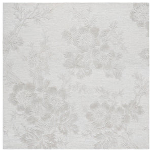 Safavieh Glamour Hand-tufted Runner Rug - Luxurious Floral Design, Cozy Texture, Perfect For Hallways & More Light Green 65% Wool,20% Cotton,15% Viscose Glm151x-6sq