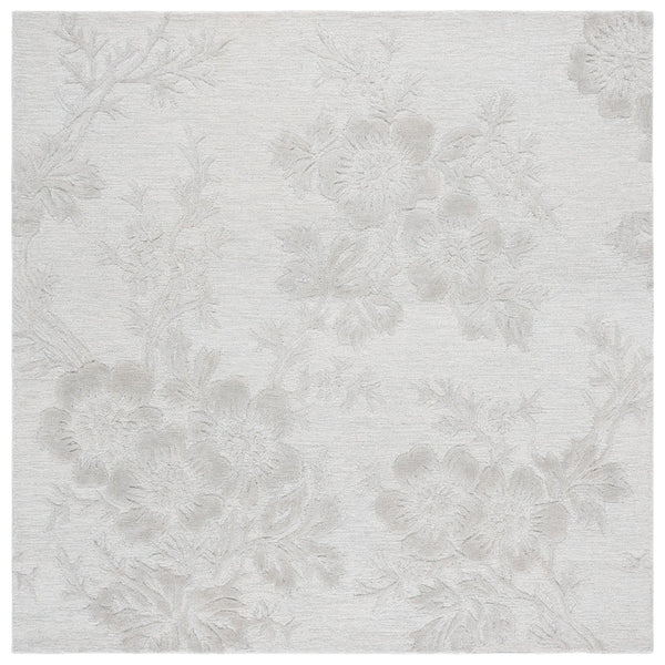 Safavieh Glamour Hand-tufted Runner Rug - Luxurious Floral Design, Cozy Texture, Perfect For Hallways & More Light Green 65% Wool,20% Cotton,15% Viscose Glm151x-6sq