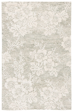 Safavieh Glamour Hand-tufted Runner Rug - Luxurious Floral Design, Cozy Texture, Perfect For Hallways & More Green ,Ivory 65% Wool,20% Cotton,15% Viscose Glm151y-5