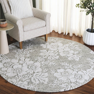 Safavieh Glamour Hand-tufted Runner Rug - Luxurious Floral Design, Cozy Texture, Perfect For Hallways & More Green ,Ivory 65% Wool,20% Cotton,15% Viscose Glm151y-6r