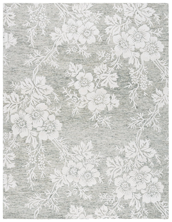 Safavieh Glamour Hand-tufted Runner Rug - Luxurious Floral Design, Cozy Texture, Perfect For Hallways & More Green ,Ivory 65% Wool,20% Cotton,15% Viscose Glm151y-8