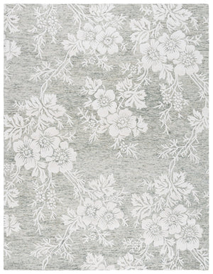 Safavieh Glamour Ivory Floral Area Rug - Hand-tufted Elegance For Timeless Home Decor And Comfort Green ,Ivory 65% Wool,20% Cotton,15% Viscose Glm151y-4