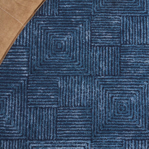 Safavieh Glamour 401 GLM401 Hand Tufted  Rug Navy GLM401N-8