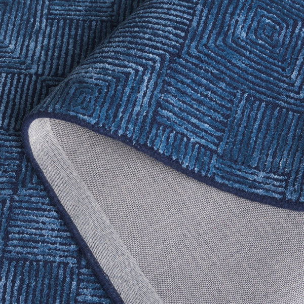 Safavieh Glamour 401 GLM401 Hand Tufted  Rug Navy GLM401N-8