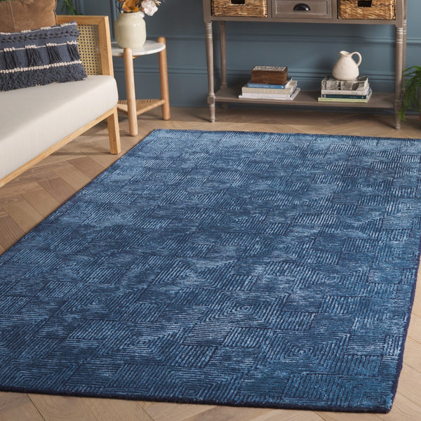Safavieh Glamour 401 GLM401 Hand Tufted  Rug Navy GLM401N-8