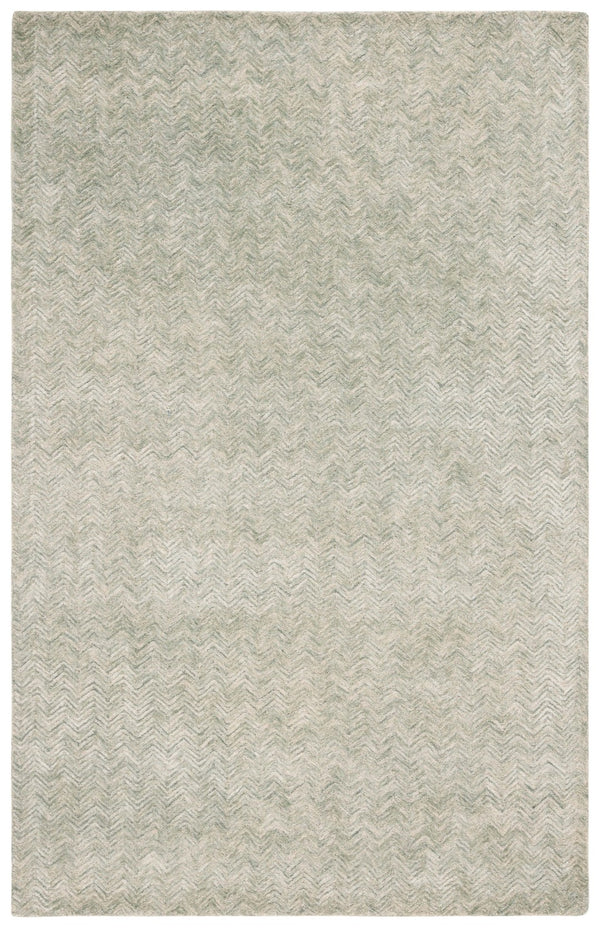 Safavieh Glamour Hand-tufted Area Rug: Luxurious Chevron Design In Gold & Ivory For Timeless Elegance Green ,Ivory Wool Pile Glm403t-9