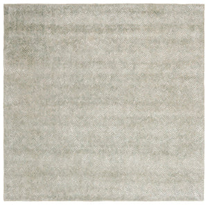 Safavieh Glamour Hand-tufted Area Rug: Luxurious Chevron Design In Gold & Ivory For Timeless Elegance Green ,Ivory Wool Pile Glm403t-9