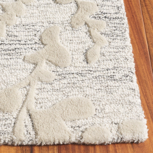 Safavieh Glamour 541f Natural Grey Natural ,Grey 45% Wool,45% Viscose,10% Cotton Glm541f-5