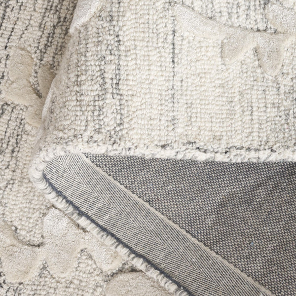 Safavieh Glamour 541f Natural Grey Natural ,Grey 45% Wool,45% Viscose,10% Cotton Glm541f-5